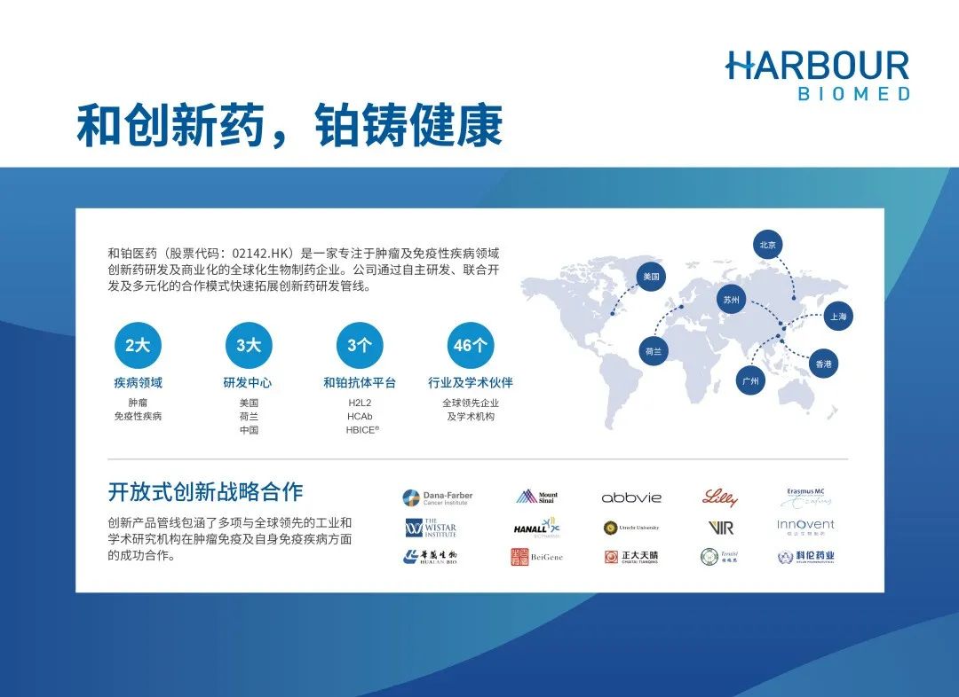 From September 2 to 7, 2021, the 2021 China International Trade in Services Fair (“Trade in Services”) with the theme of “Digitalization opens the future, service promotes development” was grandly held in Beijing. The “Trade in Services Fair” is one of the three major exhibitions China has opened to the outside world. It is the world's first national, international and comprehensive service trade platform. It is a display window, exchange platform and cooperation bridge for the service industry and trade in services. This year's trade fair has a total of 8 special exhibitions, covering finance, education, health services, etc. As a biopharmaceutical company focusing on the R&D, commercialization, and global operation of innovative drugs for cancer and immune diseases, Hebo Pharmaceutical made a wonderful appearance at the “Health and Health Services” conference. With the further deepening of medical reform, medical insurance catalogue adjustments, medical insurance price negotiations, and a new round of volume procurement have brought continuous challenges to drug prices. In particular, they have had a huge impact on the pricing of products with weak differences. At the same time, the exploration of health insurance payment method reforms has also pushed the industry to pay more attention to drug price-effectiveness. Hebo Pharmaceutical has always adhered to a differentiated product line layout guided by clinical value, carried out forward-looking clinical development, and accelerated its differentiation and world-leading product pipeline. The core products bartolizumab (HBM9161), tenacept (HBM9036), and Harbour Mice's self-developed product HBM4003 have all shown impressive clinical potential and are expected to benefit patients in China and around the world in the near future.  New technology, new trends, and new opportunities are important for trade fairs...