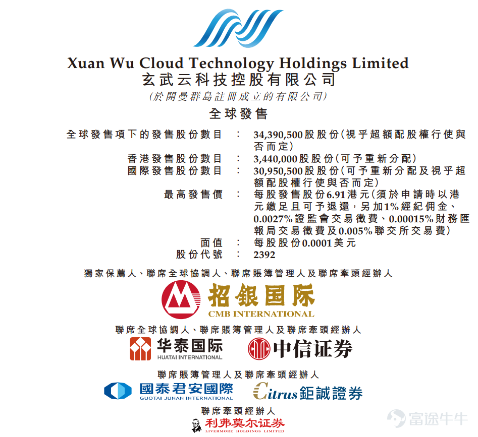 富途資訊6月24日消息,本週五$玄武雲 (02392.HK)$發佈公告,將於6月24日-6月30日招股,公司擬發行3439.05萬股,其中公開發售344萬股,國際發售3095.05萬股,每股發行價4.93港元-6.91港元,每手500股,預期將於7月8日上市。 招股書顯示,玄武雲是一家綜合智慧CRM服務供應商,向客戶提供CRM PaaS服務及CRM SaaS服務。玄武雲的CRM PaaS服務主要以易於部署的API及SDK形式賦予客戶綜合通信能力,並整合人工智能及數據智能能力以提供智慧CRM服務。玄武雲的CRM SaaS服務由營 銷雲、銷售雲及客服雲組成,爲客戶提供從前端銷售到售後服務的全生命週期的一站式智慧CRM服務。 玄武雲的CRM PaaS服務爲CRM SaaS服務提供基礎通信、人工智能及數據智能能力,促進及增強營銷雲、銷售雲及客服雲的功能。另一方面,玄武雲的CRM SaaS服務透過提供更多 應用場景增加CRM PaaS能力的使用。 玄武雲是智慧CRM服務行業的領導者,擁有逾十年的歷史。根據弗若斯特沙利文報告,按2021年...