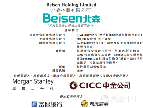 富途資訊3月30日消息,本週四$北森控股 (09669.HK)$發佈公告,將於3月30日-4月4日招股,公司擬發行804.4萬股股份,其中公開發售80.44萬股,國際發售723.96萬股,每股發行價29.7港元,每手200股,預期將於4月13日上市。 公司概況 按照2021年收入計算,北森控股是中國最大的雲端人力資本管理(HCM)解決方案提供商。2021年在中國雲端HCM解決方案市場約300名市場參與者中,集團的市場份額佔11.6%,這一數字高於第二及第三大企業的總和。集團的平台iTalentX爲企業提供雲原生SaaS產品(即集團的雲端HCM解決方案),以幫助企業高效地招聘、測評、管理、發展及留用人才。 在中國更廣闊的數字化HCM市場中,按照2021年收入計算,北森控股在超過500名市場參與者中位列第三,市場份額爲3.4%。 財務概況 財務狀況方面,北森控股截止3月31日的2019~2022財年,收入分別爲3.82億元(人民幣,單位下同)、4.59億元、5.56億元、6.8億元,2019~2022財年收入複合增長率爲21....