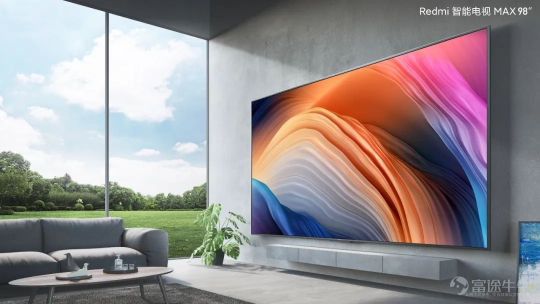 将高端产品大众化， 是Redmi品牌的使命。 今天，Redmi K30 Pro新品发布会 Redmi 智能电视 MAX 98" 正式亮相 超震撼巨幕， 引领巨幕电视普及风暴！ 2019年8月29日，Redmi红米电视70"发布，取得了出色的成绩，证明超大屏电视市场需求十分强劲。 研究发现，98"电视具有相当宽广的应用场景，有很多家庭其实能够放得下，有很多办公场景也需要巨幕电视，商业场所也十分适用。 98"巨幕电视同样拥有广阔的市场前景，这就是Redmi要做98"电视的原因。 98" 巨幕 影院级观影体验  超震撼，大大大……的屏 Redmi 智
