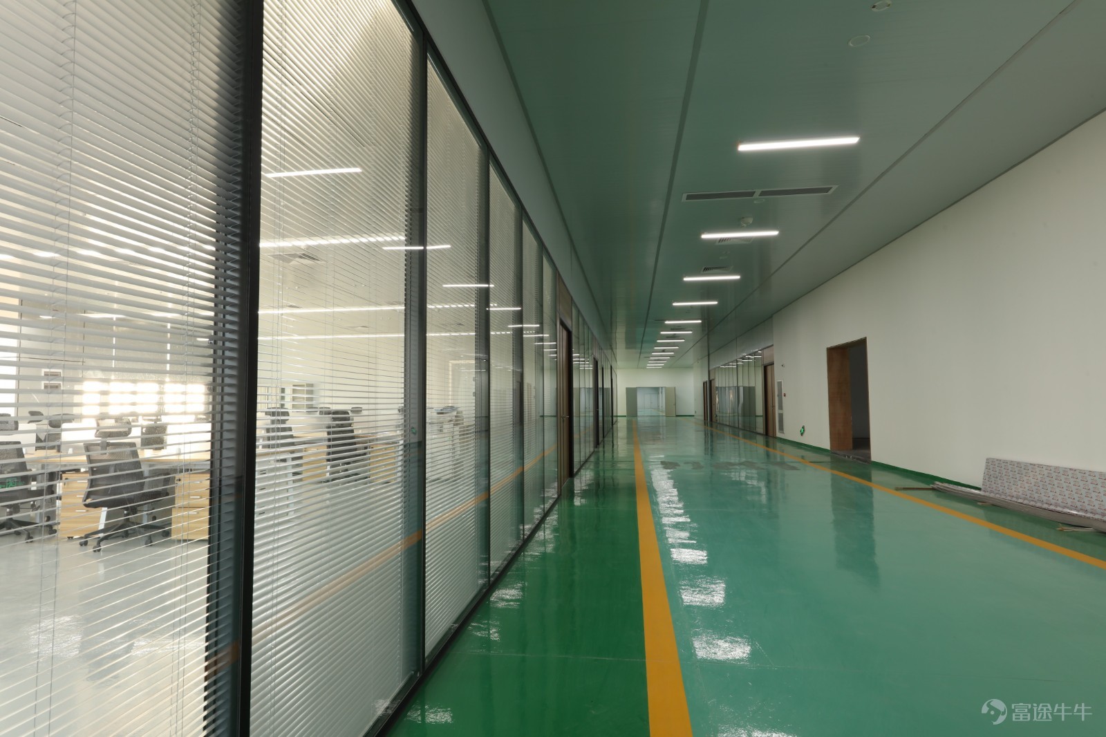 Office area at the Ehang Intelligent Yunfu Production Base