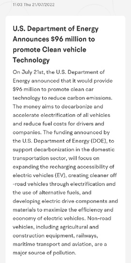 here are some bullish headlines for this industry. this is expected news. so they probably release the headline again to pump Tesla a little more after a solid earnings reaction after hours yesterday.