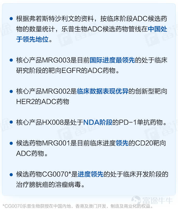 富途資訊2月10日消息，本週四$樂普生物 (02157.HK)$發佈公告，將於2月10日-15日招股，公司擬發行約1.27億股股份，其中公開發售1268.8萬股，國際發售約1.14億股，每股發行價6.87-7.38港元，每手1000股，預期將於2月23日上市。 樂普生物成立於2018年，是一家聚焦於腫瘤治療領域的生物製藥企業，已構建多個腫瘤產品管線，以廣譜抗腫瘤藥物（主要包括抗PD-1抗體候選產品）作爲主幹，ADC類和溶瘤病毒候選藥物齊頭並進，從而最大化發揮商業化與藥物療效的協同效應。 截至最後實際可行日期，公司產品管線中有八種臨床階段候選藥物、三種臨床前候選藥物及三種臨床階段的候選藥物的聯合療法。其中，八種臨床階段候選藥物中有五種屬於靶向療法，三種屬於免疫治療藥物，這三種中的兩種屬於免疫檢查點藥物及一種屬於溶瘤病毒藥物。截至最後實際可行日期，公司已啓動28項臨床試驗，其中三項已進入註冊性試驗階段及兩項正在美國進行。 財務數據方面，公司目前尚未自產品銷售產生任何收入。於2019年、2020年及2021年前8個月，公司錄得其他收入人...