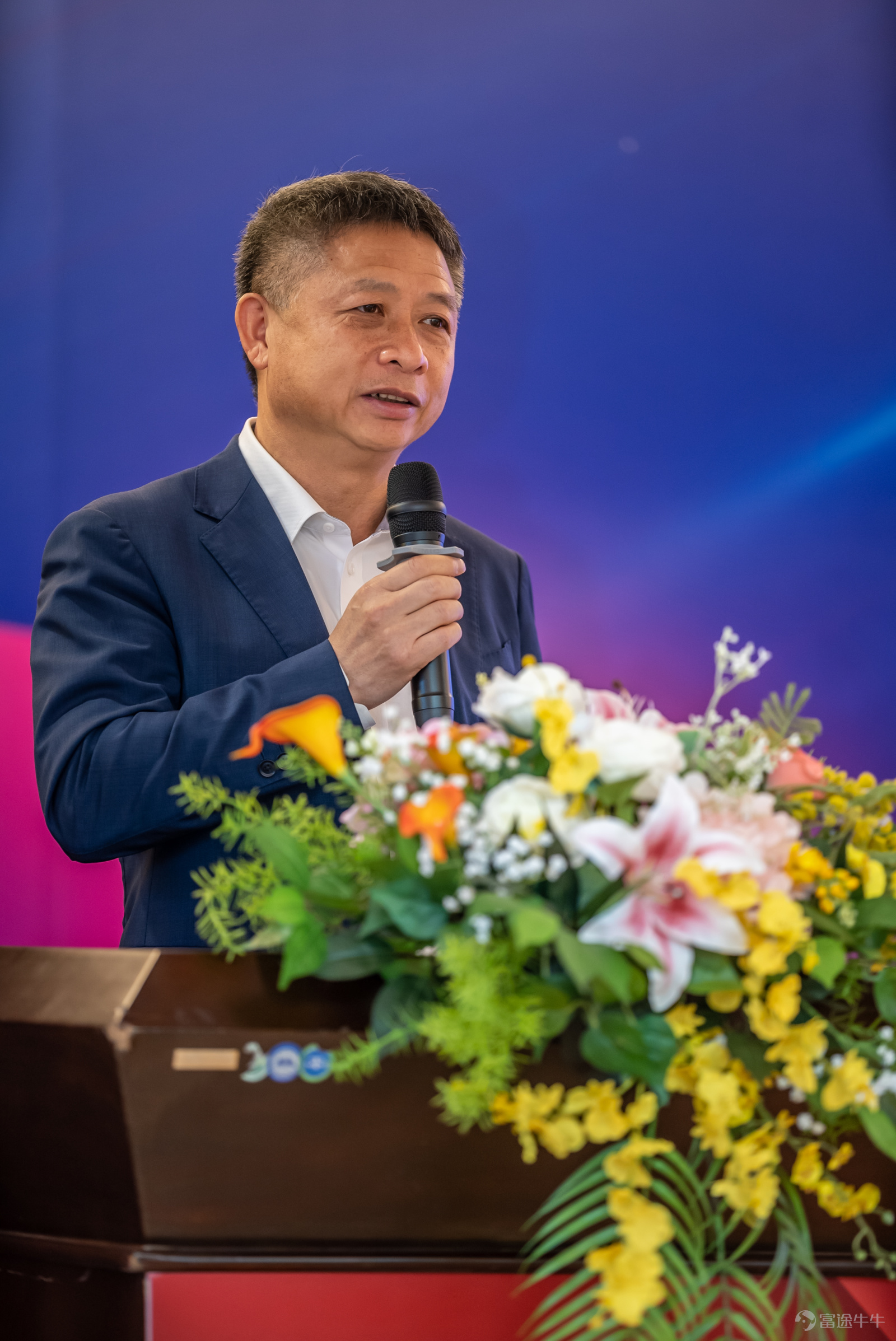 Huang Shiping, Executive Vice President of Lingnan Education, delivered a speech