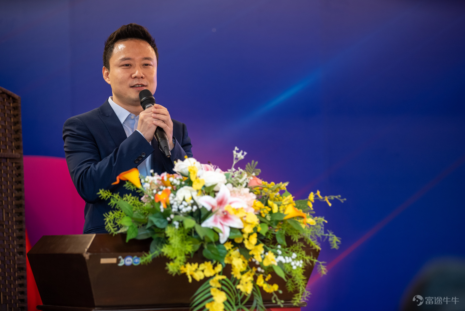 Xu Weihua, Chairman of Ruihua Health, delivered a speech