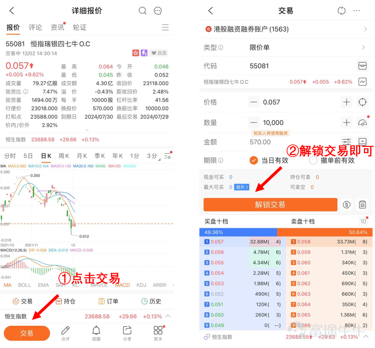After studying the previous two sessions of the Wolun Bull and Bear introductory course, I believe all mooer have a basic understanding of Wolun Bull and Bear. (If you haven't read it mooer you can click the link below to take remedial lessons)[Cool Guy][Cool Guy]  [Wo Lun Bull and Bear Classroom 1]: What exactly is “Wo Lun”, which is often cued in Hong Kong dramas? [Wolun Bull and Bear Classroom 2]: Playing is just a heartbeat! Let's talk about the “roller coaster” bull and bear certificate for the past two days  On the way to “Wolun Cow Bear” to become rich, play and earn money to bring you 3 tips on how to trade Wolun Bull and Bear. Hurry up and get on the bus!  1. How to check Futubull Niu Wo Lun Bull Bear market?  The trading characteristics of Wolun Bull Bear are short, flat, and fast. Affected by high leverage, fluctuations in the price of the underlying stock have several times more impact on the relevant Wolun Bull and Bear. Therefore, it is particularly important to check the market in a timely manner.  How to check the timely quotes of Wolun Cow and Bear in Futu Niu? Open Futubull the market page, click Market-Hong Kong Stock, click Wolun Bull and Bear, and click on the relevant Wo Lun Bull and Bear to view detailed price data for the relevant target.  Remember, in the previous article, we talked about important information such as Wolun's introductory volatility, the recycling price of the Bull and Bear Certificate, and the leverage ratio related to Wolun Bull and Bear. You can see all of them on the detailed quotation page of Wolun Bull and Bear.  2. How to choose Wolun Bull and Bear?  There are many varieties of Wolun cows and bears, and it's dazzling to see. Don't know how to get started? Here, Futubull strongly recommends that you pay attention to the popular stock Wollun Bull and Bear.  ...