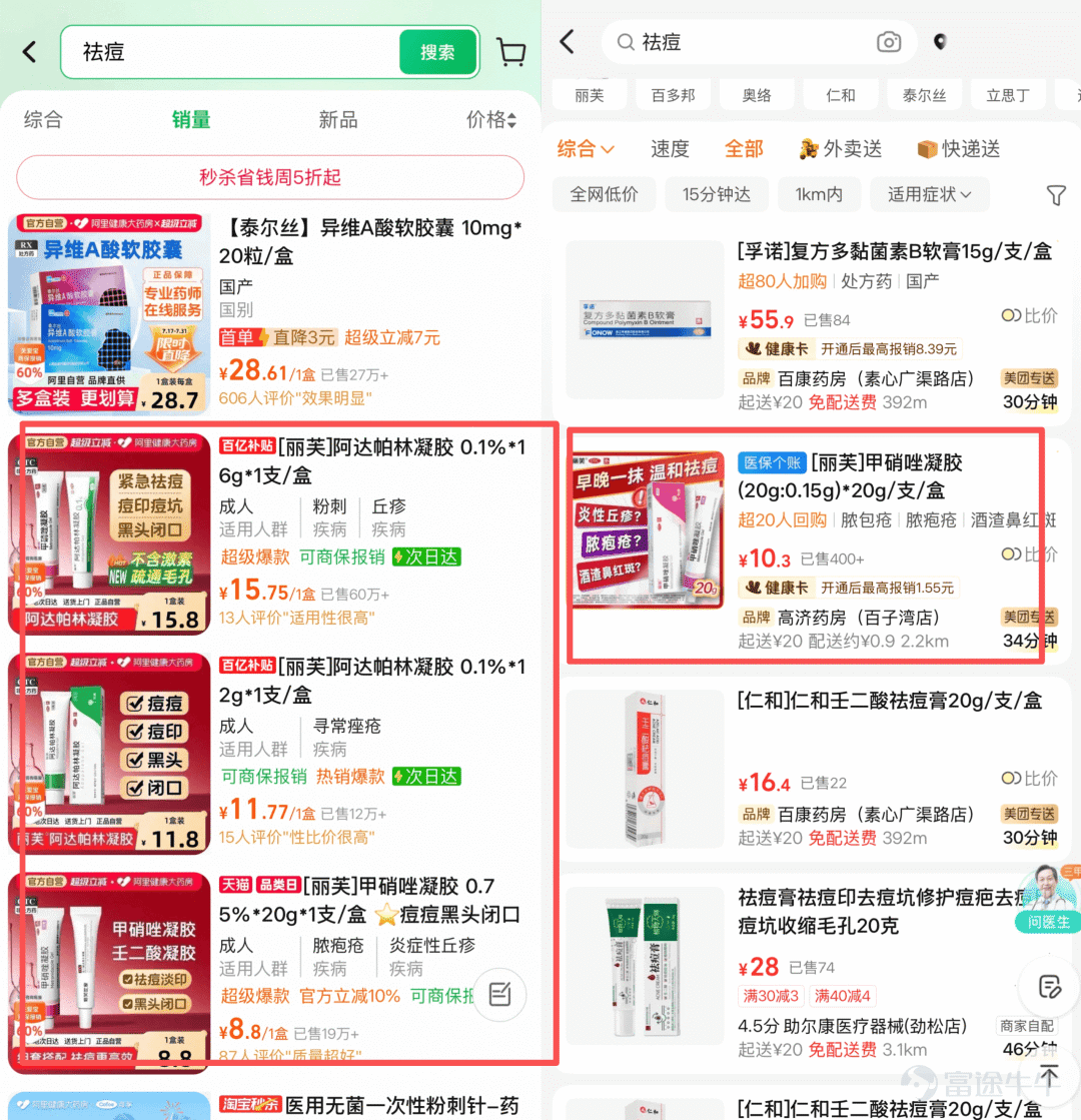 出品 | 創業最前線 作者 | 李斌 編輯 | 胡芳潔 美編 | 邢靜 審核 | 頌文 7月9日，江蘇知原藥業向港交所主板遞交上市申請。 這不是它第一次叩擊資本市場的大門，2023年4月，知原藥業曾向深交所主板遞交IPO申請，經歷兩輪問詢後，於2024年10月主動撤回。 從A股折戟到轉戰港股，這家靠一支十幾塊錢的祛痘藥甲硝唑凝膠在互聯網上走紅的藥企，如今頭頂衝刺「祛痘第一股」的光環，身後站着創新工場、歐萊雅、阿里健康等一衆明星股東。 招股書顯示，2023年至2025年，知原藥業營收從10.31億元增至13.24億元。但另一組數字卻很刺眼：淨利潤從2023年的1.46億元降至2025年的9451.6萬元；2026年第一季度公司淨利潤僅1262.9萬元，同比大跌66.7%。 與此同時，公司收入增長高度依賴銷售費用投入，2026年一季度，銷售費用率高達43.7%。2025年，公司完成的近3億元Pre-IPO輪融資，也附帶嚴苛的對賭協議。 當一家藥企的增長主要靠營銷驅動，當利潤持續失速、對賭協議壓頂，知原藥業的上市，究竟是爲了業務發展...