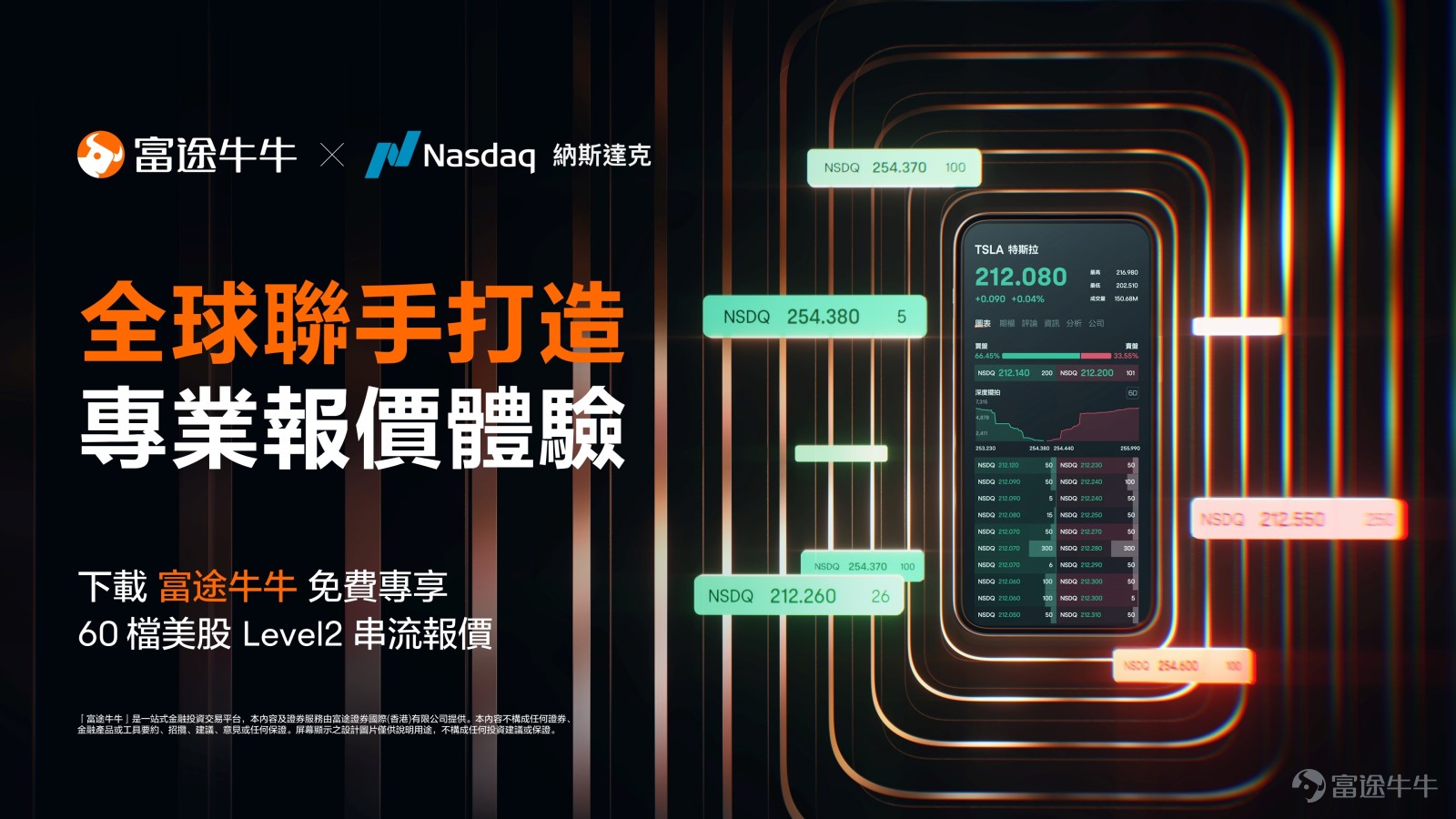 Fortune Partners with Nasdaq in Global Strategy to Deliver Ultimate TotalView Mobile Experience for Investors for Free