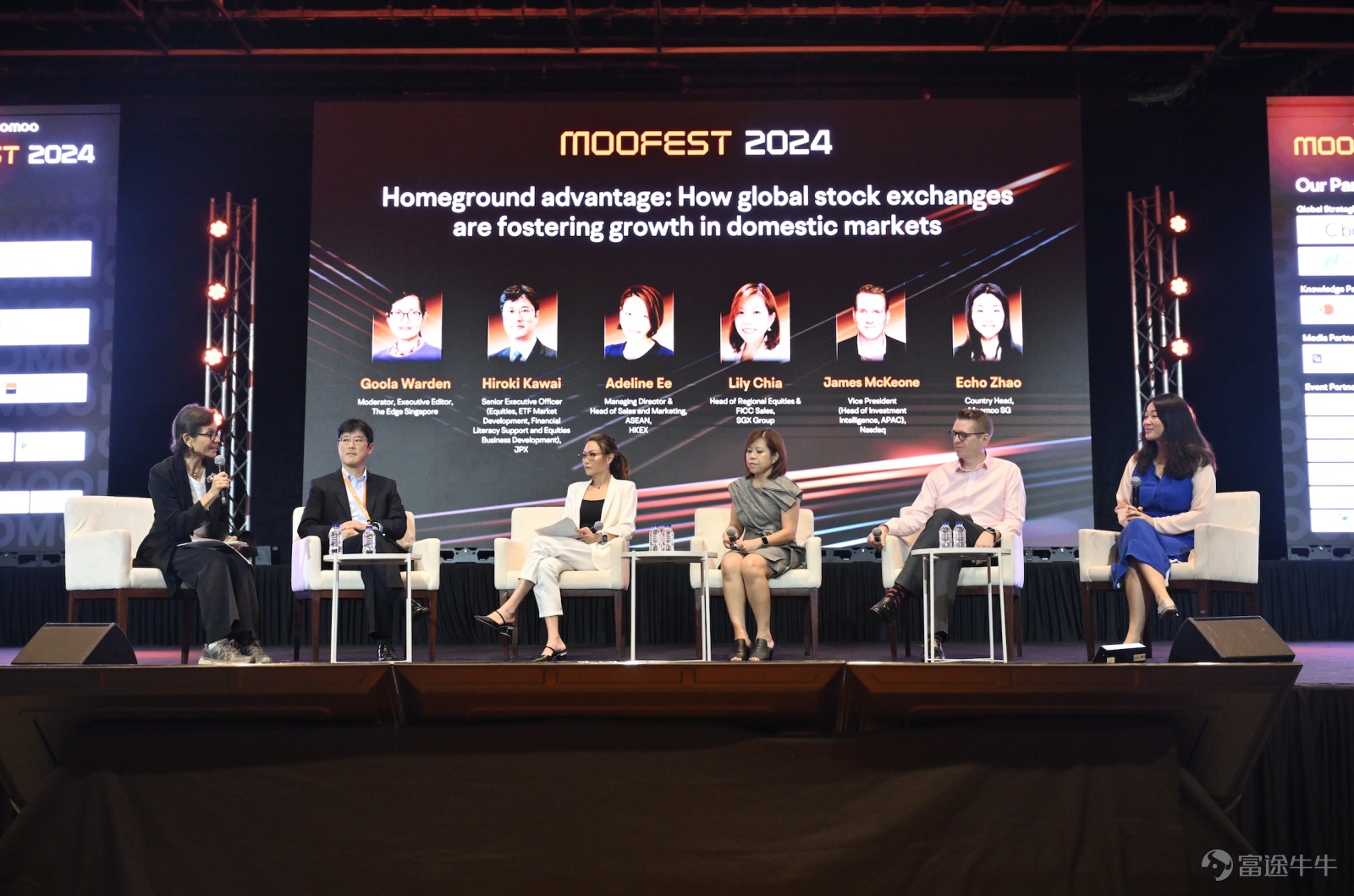 Four major exchanges gather at MooFest, the annual investor event sweeping through Singapore.