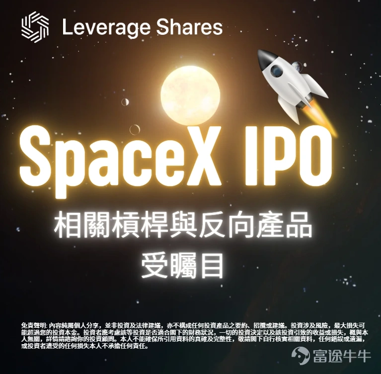 As SpaceX continues to advance its technological vision, a related derivative product is making progress in the financial markets. According to recent regulatory filings, an asset management firm has filed an application with the U.S. Securities and Exchange Commission (SEC) to launch a 2x leveraged ETF tracking SpaceX’s stock performance.  This product aims to deliver 200% of the daily price movement of SpaceX stock after its initial public offering (IPO). In other words, if SpaceX shares rise 1% in a single day, the ETF would theoretically gain 2%; conversely, if the stock drops 1%, the ETF would fall 2%.  🔍 Key question: Are you ready?  With the potential launch of a 2x leveraged ETF on SpaceX following its IPO, an important question arises for investors: When this product finally becomes available, will you be ready?  This isn’t merely about whether you’re interested—it requires a comprehensive assessment of your risk awareness, capital allocation, and trading discipline. Leveraged ETFs are far more volatile than the underlying stock; their double daily gains or losses mean a much more intense holding experience. For traders with short-term experience and strict stop-loss discipline, however, it offers a tool to amplify exposure.  Your readiness depends on two key factors:  1. Do you understand the compounding decay caused by the daily reset mechanism? 2. Can you withstand principal losses that occur twice as fast as those of the underlying stock when prices move against you?  Before deciding to participate, we recommend...