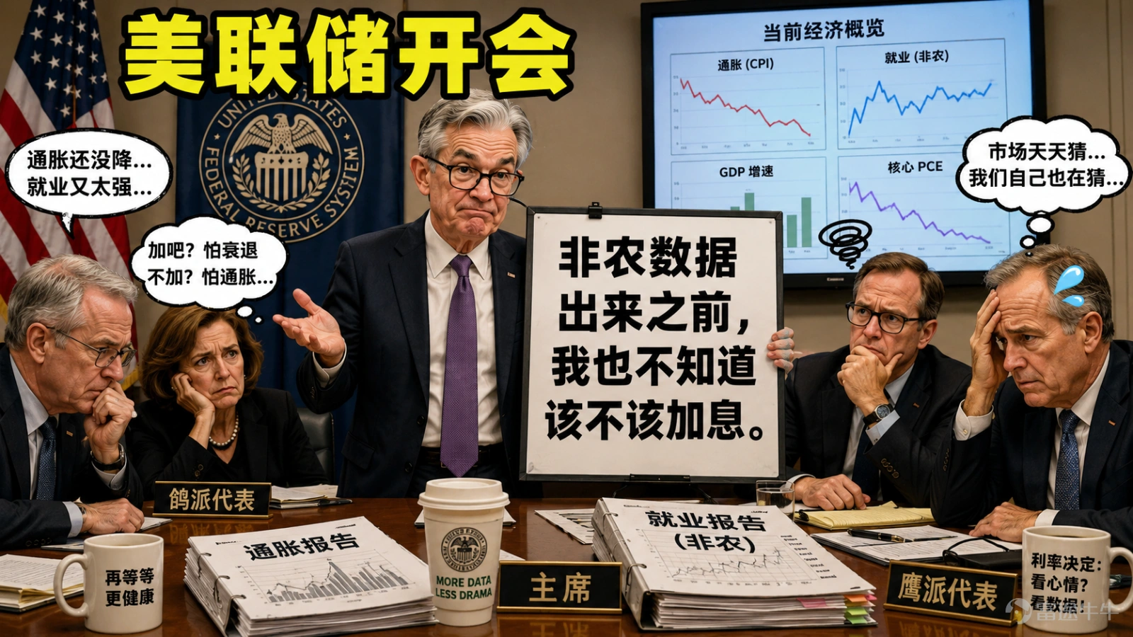 昨晚美股就一個字:慫。 道指跌0.85%,止步五連漲、告別紀錄高位。標普跌0.18%,納指跌0.06%,兩連跌。VIX反而跌到15.15,跌了4.17%——市場根本沒在怕,就是在等。等什麼?今晚20:30,美國7月非農就業數據。 先看昨晚發生了什麼,信息量巨大。 霍爾木茲海峽又炸了。伊朗議會正在審議新通航協議,美國及以色列船隻將被禁止通過霍爾木茲海峽。伊朗海軍已對海峽入口處的「敵對目標」實施打擊。布油盤中漲超5%破83美元,WTI漲破78美元。油價一漲,通脹預期就升溫,美債收益率全線上行,10年期飆到4.66%。 谷歌還補了一刀——發行250億美元企業債,訂單超預期四倍達1150億美元,加重長端美債供給壓力。存儲芯片崩了——西部數據跌13%,閃迪跌近7%。軟件股更慘——Applovin跌近20%,Datadog跌19%。 今晚非農,三個劇本,一個比一個瘋。 市場預期新增8.3萬人,失業率4.2%。預測區間寬到離譜——從1.8萬到8.3萬。 劇本一:數據弱成狗(<5萬) 市場瞬間切換「衰退交易」。油價還在80+,通脹沒降,就業先崩了...
