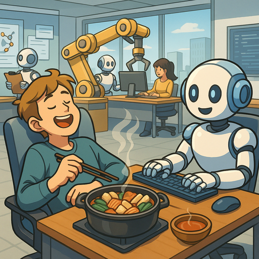 【AI漫畫連載】GPT-5時代來啦！AI巨頭火拼升級，誰能笑到最後？