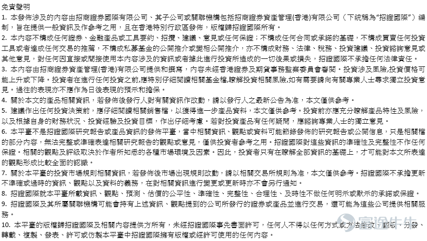一、全球宏觀簡述 上週市場的主線，是地緣風險階段性降溫與中國一季度「開門紅」數據落地形成共振，推動全球風險偏好修復，權益資產整體走強，其中美股科技、港股科技、A股成長風格彈性最大。 從資產表現看，納斯達克指數週漲6.84%、標普500周漲4.54%、KOSPI周漲5.68%、恒生科技指數週漲3.75%、滬深300周漲1.99%，而此前受中東局勢擾動顯著抬升的WTI原油周跌12.16%，同步對應10年期美債收益率回落至4.26%，較4月10日下降5bp，反映市場交易邏輯從「戰爭溢價」重新切回「增長與流動性預期改善」。 中國宏觀層面，2026年一季度GDP同比增長5.0%，較2025年四季度加快0.5個百分點；2026年3月工業增加值同比增長5.7%；1-3月固定資產投資同比增長1.7%；3月社零同比增長1.7%，呈現出「生產強於需求、外需好於內需、總量穩於結構」的特徵。我們認爲當前經濟並非全面強復甦，而是政策託底下的階段性企穩：工業生產與出口保持韌性，但居民消費、地產鏈和信用擴張仍偏弱。 港股層面，恒生指數周漲1.03%，恒生科技指數週漲3.75...