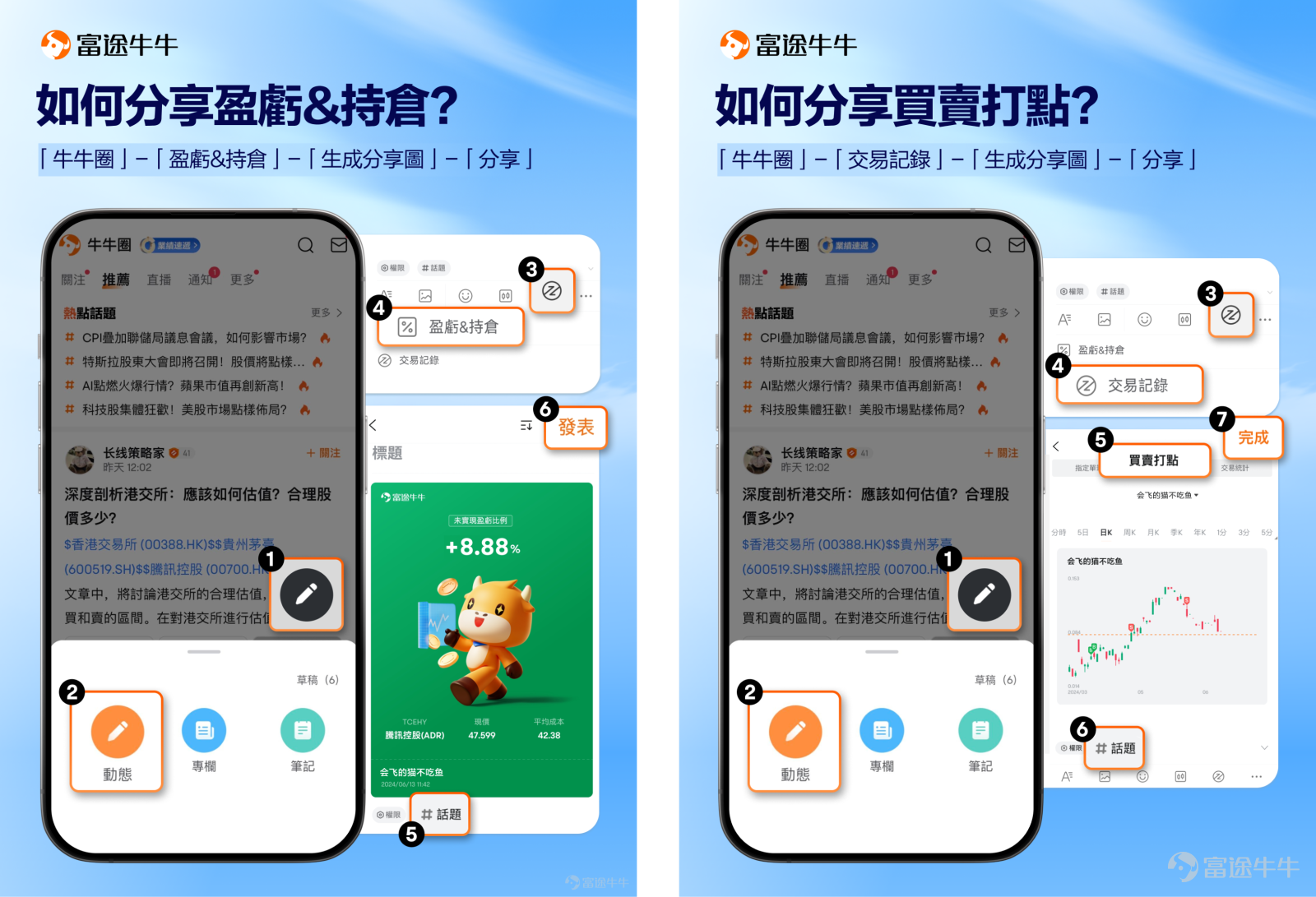 近期大市上上落落，牛熊證（CBBC）係唔少牛友捕捉波幅、放大回報嘅利器。 無論你係睇通個市，食到「大茶飯」；定係睇錯市，唔好彩要「打靶離場」，每一次操作都係寶貴嘅實戰經驗！ 你最近有無操作 UBS（瑞銀） 嘅牛熊產品？ 有咩獨到心得？係點樣決定入市/離場時機？ 快啲嚟參加 #[鏈接: ［有獎］分享UBS牛熊盈虧圖，曬單贏好禮！]# 活動，進入話題發帖，分享你嘅UBS牛熊產品操作心得+曬單，即有機會贏取牛牛周邊同豐富積分！ 【活動方式】 1. 進入話題 #[鏈接: ［有獎］分享UBS牛熊盈虧圖，曬單贏好禮！]# 2. 曬出你嘅「UBS牛熊產品」真實交易單截圖 + 加上一句評論（例如交易心得、操作原因、後市睇法等），就算成功參與！ 【活動獎品】 1. ☀️ 曬單即有獎：成功按要求分享UBS產品盈虧曬單嘅牛友，即可獲得 88牛牛積分！ 2. 🏆 人氣分享獎：富途将選出5名分享内容（含真實交易單，分享字數≥100字，帖子互動數≥20）最精彩嘅牛友，每人可獲得 牛牛周邊 1份！ 【活動時間】 2025年11月10日 10:00 至 2025年11月24日 23:59 【注意事項...