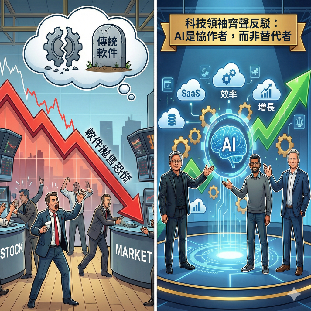 Huang Renxun and Pichai are strongly supporting the software industry! But with the sharp drop in US stocks, why is 'hardware first, then software' still the best strategy?