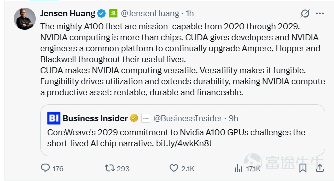 AI算力需求仍在加速增長。 昨日, $CoreWeave (CRWV.US)$ 和 $NEBIUS (NBIS.US)$ 先后公布2026年第二季度財報,兩家公司股價均大幅上漲,并帶動Neocloud及AI基礎設施板塊集體走強。 表面來看,兩家公司上漲的直接催化都是業績超預期。但如果只盯著營收增速,很容易錯過市場真正興奮的地方。 過去幾個月,市場對Neocloud最大的擔憂從來不是「AI有沒有需求」,而是:如此龐大的資本開支,最終能否轉化為足夠高的收入、利潤和現金回報?一旦算力供給增加、GPU快速迭代,租賃價格會不會下降?舊芯片會不會迅速貶值?高額債務和持續融資又會不會吞噬股東回報? 而CoreWeave與NEBIUS這次財報共同給出了一組比營收更重要的答案:算力依然供不應求,價格不但沒有下降,反而繼續上調;新簽合同的回報率正在改善;客戶預付款和資產抵押融資也開始承擔更多擴張成本。 更關鍵的是,CoreWeave披露的一筆A100長期合同,還讓市場開始重新評估GPU的經濟壽命與資產殘值。市場有觀點認為,這...