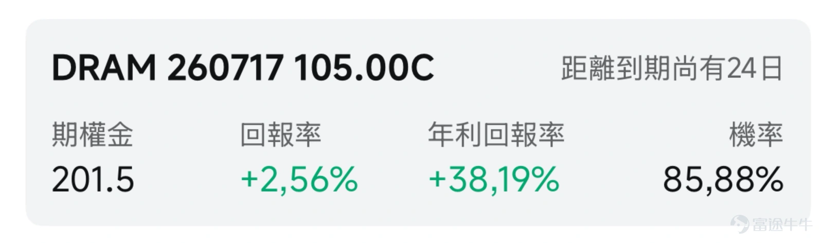 I. Market Barometer Major U.S. equity indices closed mixed last night, but during today’s Asian trading session, South Korea’s stock market was hit by a 'Black Tuesday'— $Korea Composite Index (.KOSPI.KR)$ plunging nearly 10% intraday and triggering a circuit breaker. Memory chip giants led by Samsung Electronics and SK Hynix both tumbled sharply, $Roundhill Memory ETF (DRAM.US)$ dropping over 12% in premarket trading as profit-taking pressure mounted from recent highs. In this high-volatility environment, how should options sellers adjust their strategies? II. Focus on Hot Targets DRAM: Pure-play memory ETF under pressure at elevated levels; memory leaders’ plunge drags down premarket performance The world’s first pure-play memory ETF— $Roundhill Memory ETF (DRAM.US)$ pressured by the sell-off in Asian memory stocks, traded significantly lower in U.S. premarket hours today. DRAM briefly hit an all-time high during yesterday’s session before pulling back modestly amid intense investor positioning. From a technical perspective, DRAM has posted substantial gains since its April listing, with moving averages previously in bullish alignment. After climbing steadily to record highs, clear signs of technical overbought conditions had emerged. Today’s premarket selloff, triggered by external shocks, could prompt a retest of key prior support levels. On the news front, today's sharp sell-off in South Korean equities has become the central narrative for the global memory storage sector. The KOSPI index plunged 9.99% at the close...