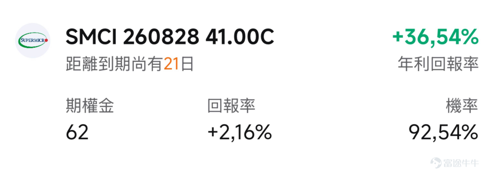 一、市場風向標  前一交易日美股半導體板塊內部分化明顯，市場情緒圍繞即將到來的財報季進入高度戒備狀態， $超微電腦 (SMCI.US)$ 的高波動特性為期權賣方策略提供了難得的權利金窗口。 二、熱門標的關注 SMCI：將於8月11日盤後發布業績，毛利率指引翻倍 $超微電腦 (SMCI.US)$ 昨日（8月6日）收跌3.10%，報29.38美元，量比僅0.696，顯示資金參與度偏謹慎。當前股價較6月初高點仍接近腰斬。 技術面來看，SMCI當前處於典型的沖高回落格局。該股在8月4日曾單日暴漲10.65%至31.69美元，但隨後兩個交易日連續回調，幾乎將8月4日的漲幅全部回吐。 市場正在圍繞即將到來的Q4財報（8月11日）進行預期博弈和倉位調整。當前最核心的市場預期差來自SMCI 2026財年Q3財報所揭示的基本面矛盾：EPS達0.72美元，同比暴增323.53%，遠超市場預期的0.5157美元；但營收僅102.43億美元，低於市場預期的124.54億美元，缺口約17.8%。 這一「盈利暴增、營收不及」的組合...