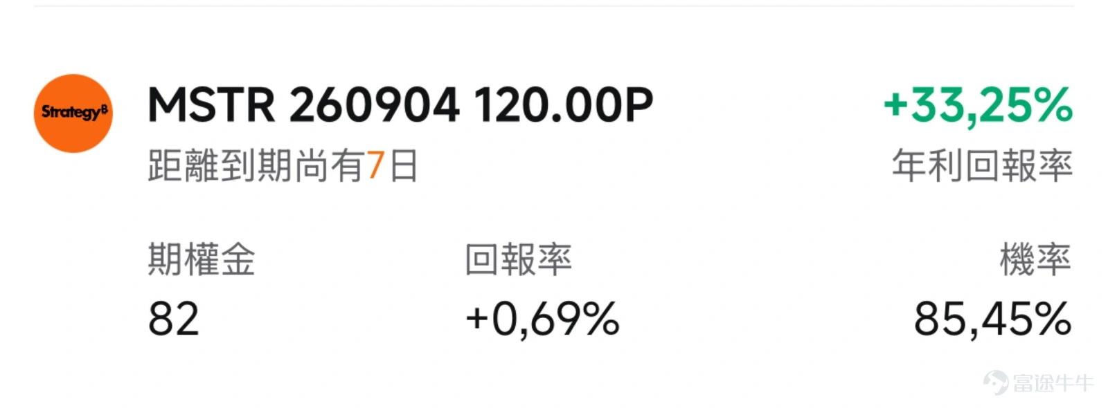 一、Strategy:BTC一度重返8萬,加密槓桿股單日暴漲11.5% $Strategy (MSTR.US)$ 周四收漲11.54%,報137.40美元,盤中最高觸及139.78美元,量比1.19,換手率12.20%,振幅12.43%。 技術分析: 技術面來看, $Strategy (MSTR.US)$ 自6月下旬觸及82美元附近低點後經歷了近兩個月的底部震盪整理,股價在82—105美元區間反覆築底。本周連續三日放量突破,股價超前期震盪區間上沿(約105美元),短線呈現強勢突破形態。 周四成交額60.07億美元,遠高於此前日均10—20億美元區間,顯示資金持續湧入。當前股價距20日均線高出約32%,RSI已達73.11,進入超買區域,短線追高風險上升。上方關鍵阻力位關注150美元整數位附近。200日均線位於141.60美元附近,構成中期趨勢的分水嶺。 消息面解讀: 消息面上,核心催化來自 $比特幣 (BTC.CC)$ 價格強勢突破8萬美元。周四比特幣升破80,000美元,後進一步突破81,000美元,加密板塊全面...