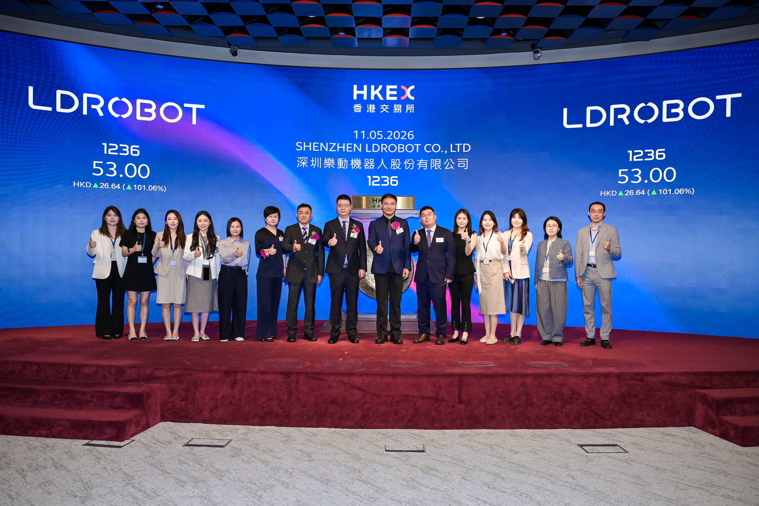 Futu supports the listing of the 'first spatial awareness robotics stock' - LD Robot surges over 120% on its debut