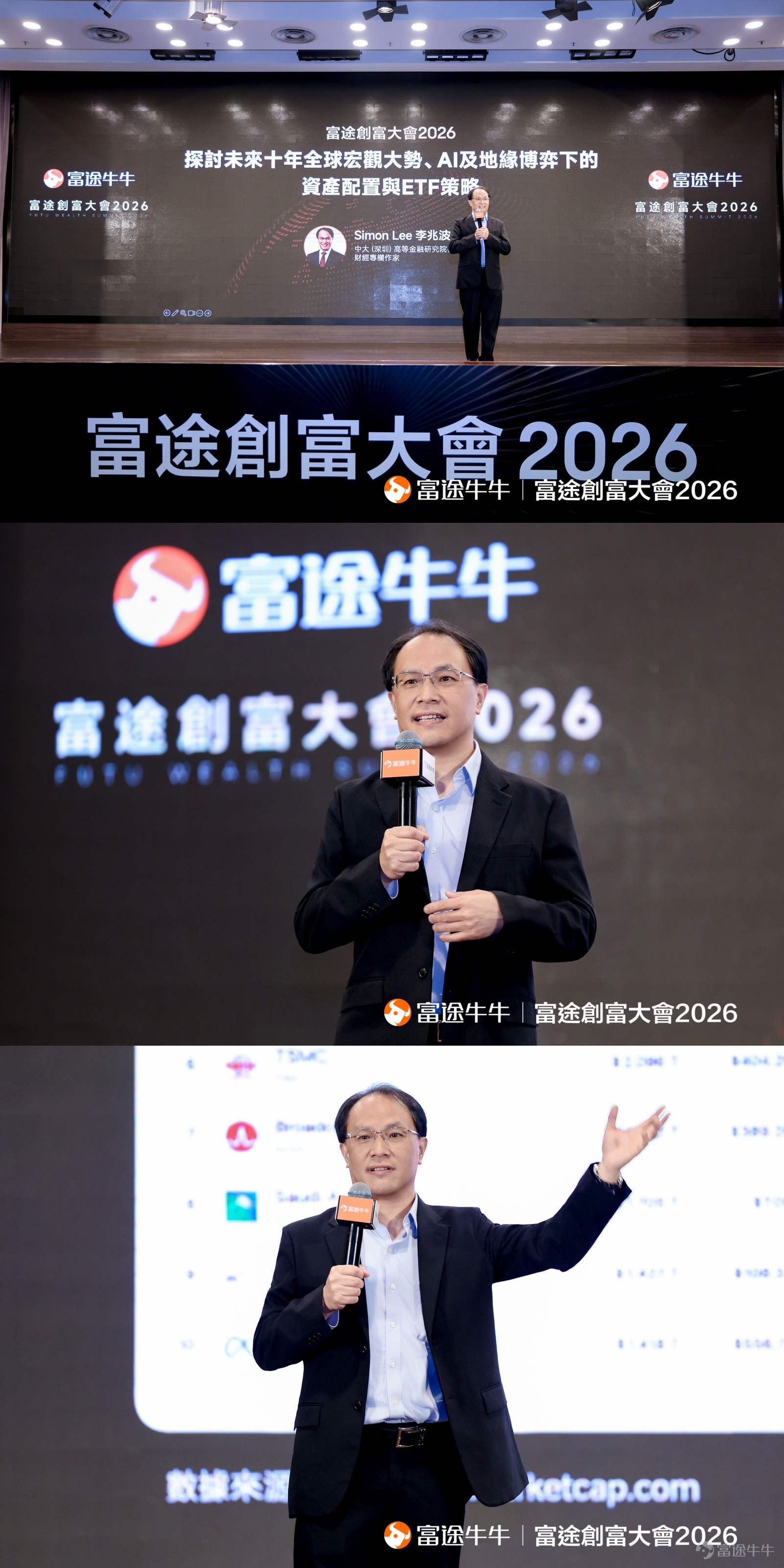 [呲牙]「富途創富大會2026」已於8月8日圓滿落幕！ 這場年度投資盛事，匯聚了港交所、納斯達克、南方東英、晨星、華夏、廣發、恒生投資等頂級機構專家，更請來了坐擁200萬+粉絲的頂流KOL「我要做富翁」施傅、經濟學者兼教授李兆波等重量級投資大咖，豪華陣容吸引近千名投資者頂著酷暑趕到現場[耶]，共赴這場專屬於我們的「投資盛會」！ 相信牛友們最心急的，還是想知道大咖們到底講了什麼投資密碼💰？ 現在花5分鐘時間，跟牛牛一起回顧這場創富大會的精華Highlight吧！ [愛心][鏈接: ps：點這裡去報名其他講座]>>[愛心] 🔥聚焦長線投資，把握未來十年投資先機 廢話不多說，直接上乾貨！以下是嘉賓們的精華觀點，每一條都值得你收藏反覆看👇 香港市場新動能：趨勢、創新與投資機遇 港交所代表--黃集恩先生帶來了一個重磅訊息——香港正在從「股票市場」進化為「多元資產平台」！ 這意味著什麼？簡單來說： 首先，IPO市場依然活躍，很多優質公司仍然選擇香港作為融資平台，說明香港市場的吸引力並未減弱。 其次，ETF崛起是大趨勢，ETF的成交量已經超越了傳統的窩輪和牛熊證，這是投資者...