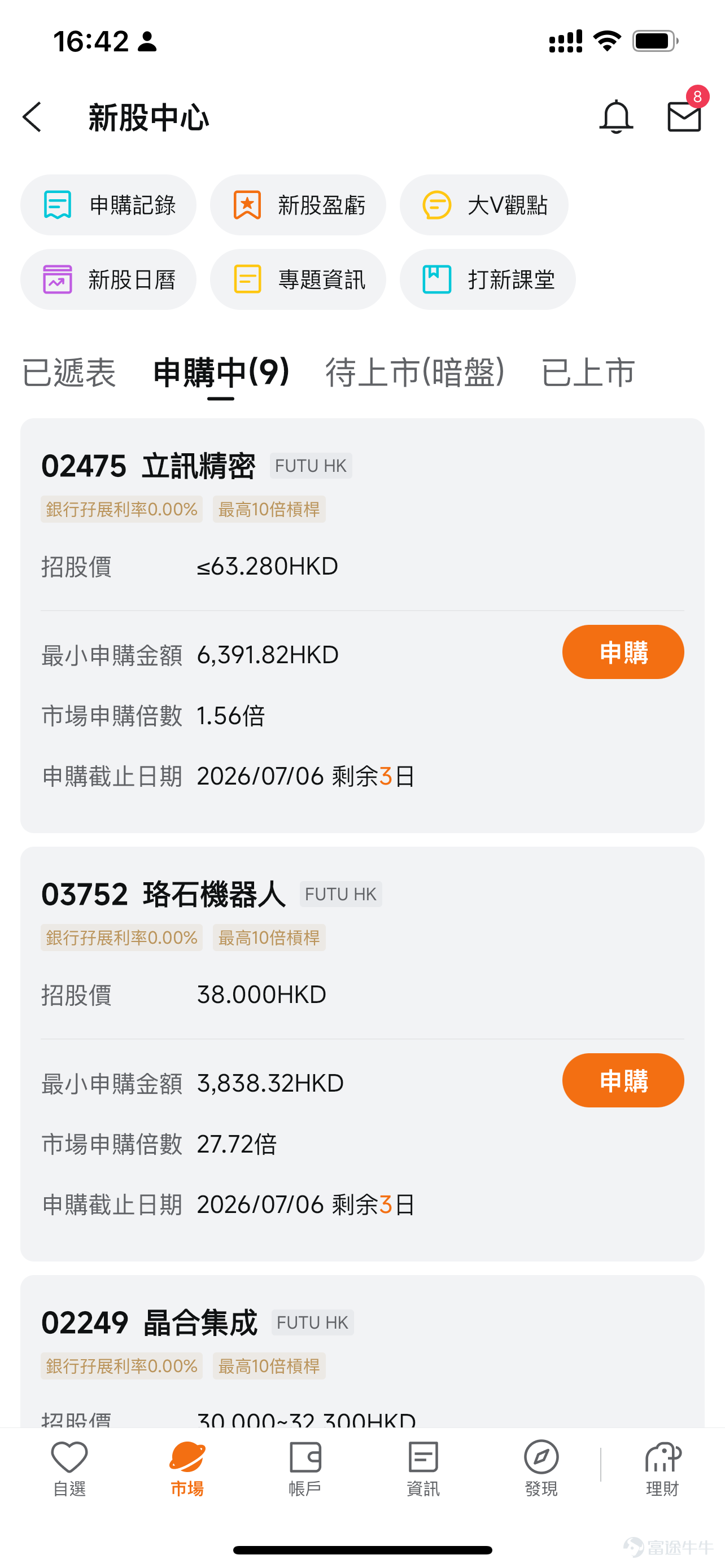 圖中個股僅作示範用途，不構成任何投資建議，投資涉及風險。