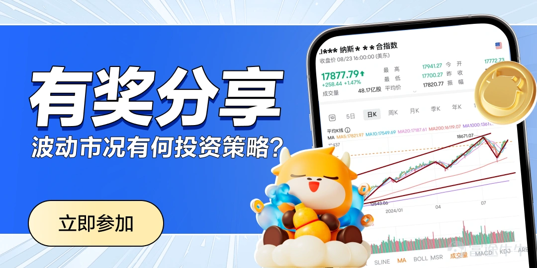 參與「波動市下,如何出奇制勝」活動,更有機會贏牛牛周邊!